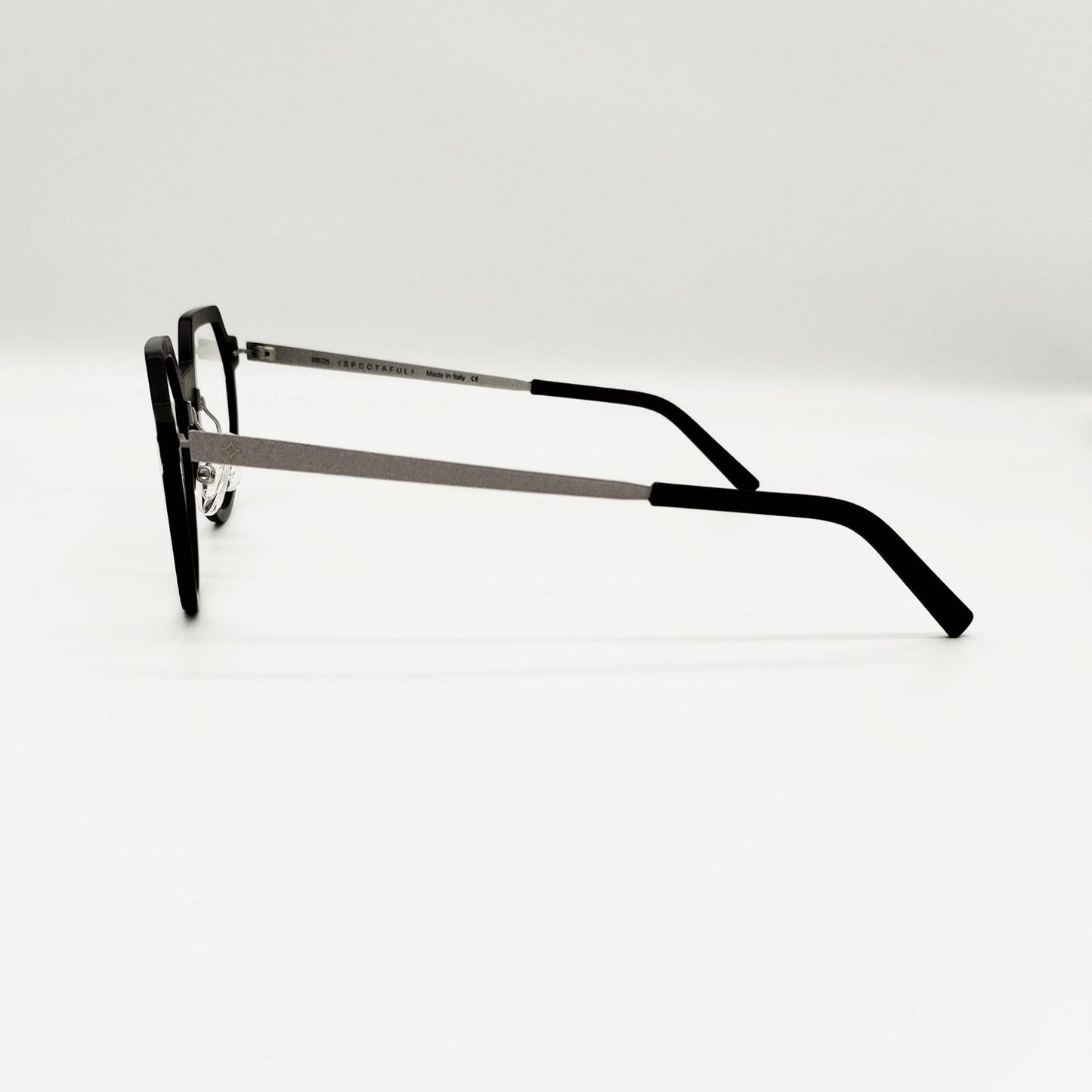 GLINT nero asta argento