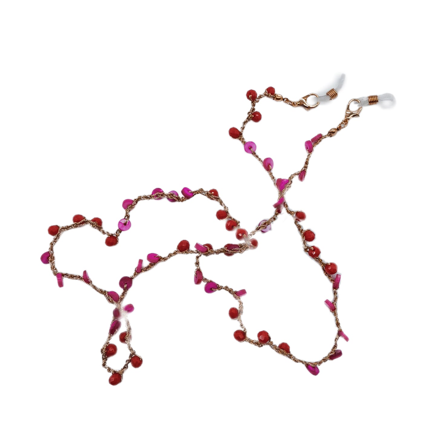 CATENINA Rosso e fucsia