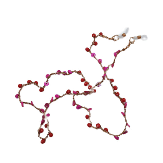 CATENINA Rosso e fucsia